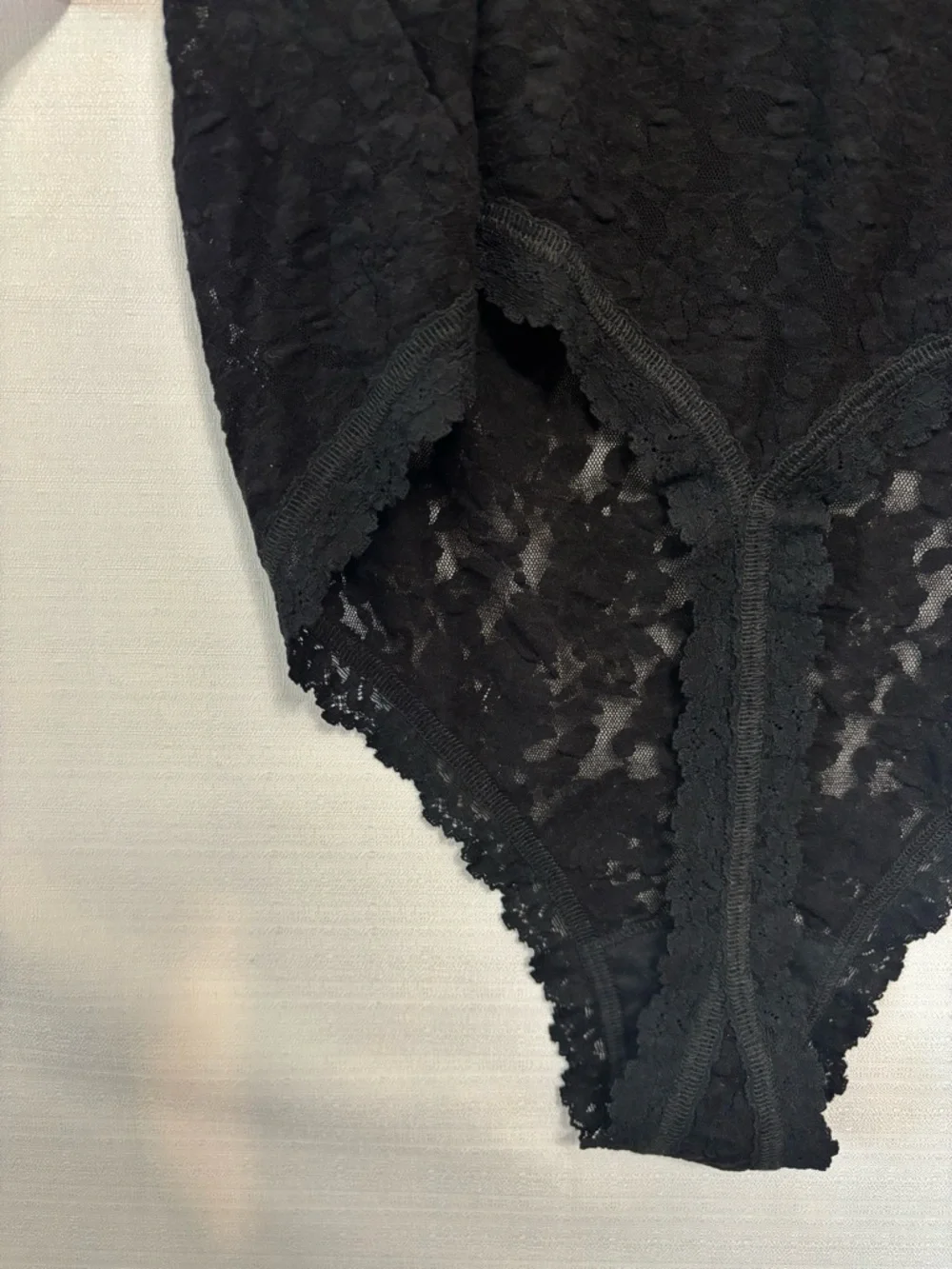 HANKY PANKY PLUS Black Lace Teddy NWT Size 2X